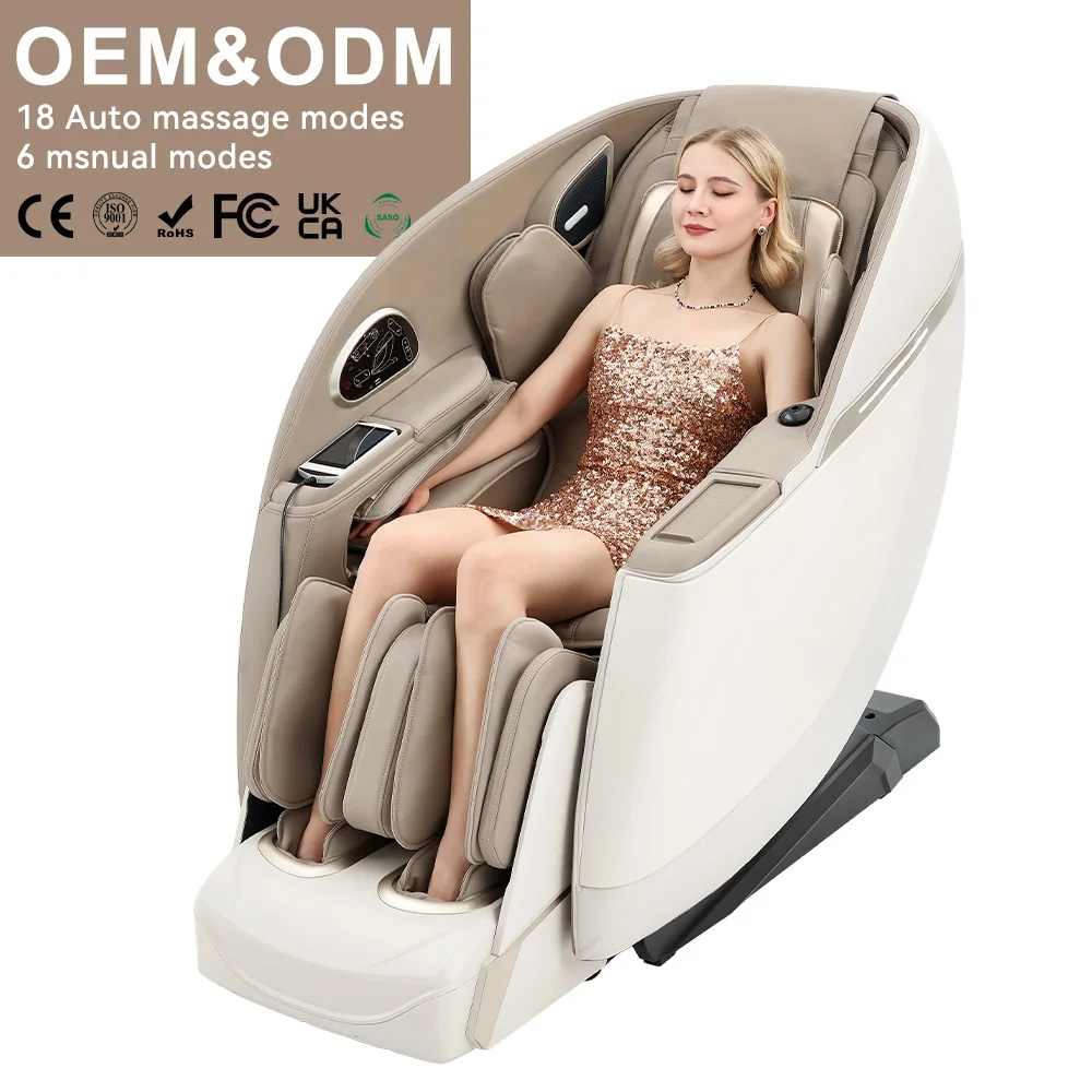 

Foot Spa Shiatsu Body 3D Zero Gravity AI Body Massage Chair 2025 New Technology