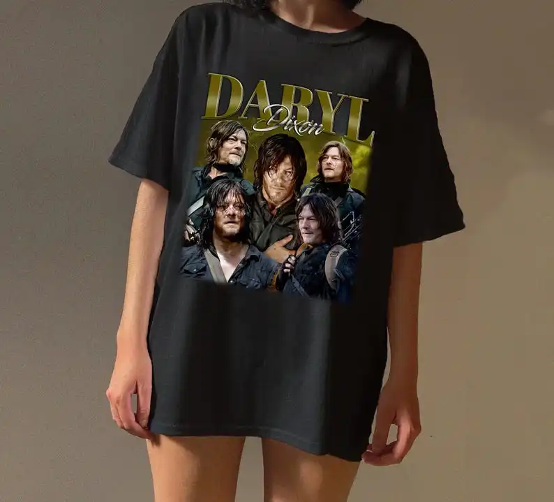 

Daryl Dixon Shirt, Daryl Dixon Retro Shirt, Daryl Dixon Fan Gift, Vintage 90s Shirt, Bootleg T-Shirt, Birthday Gift