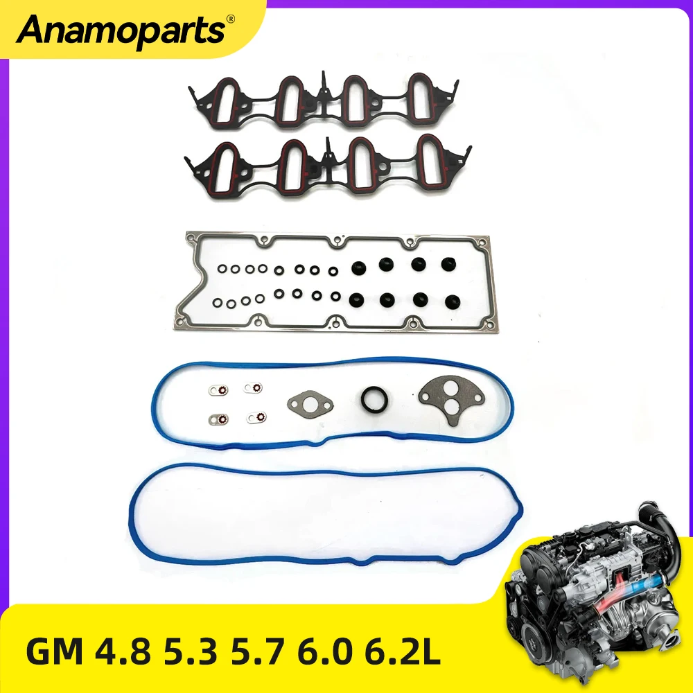 Intake Manifold Gasket Fits For Chevrolet Buick GMC Saab 4.8L 5.3L 6.0L In