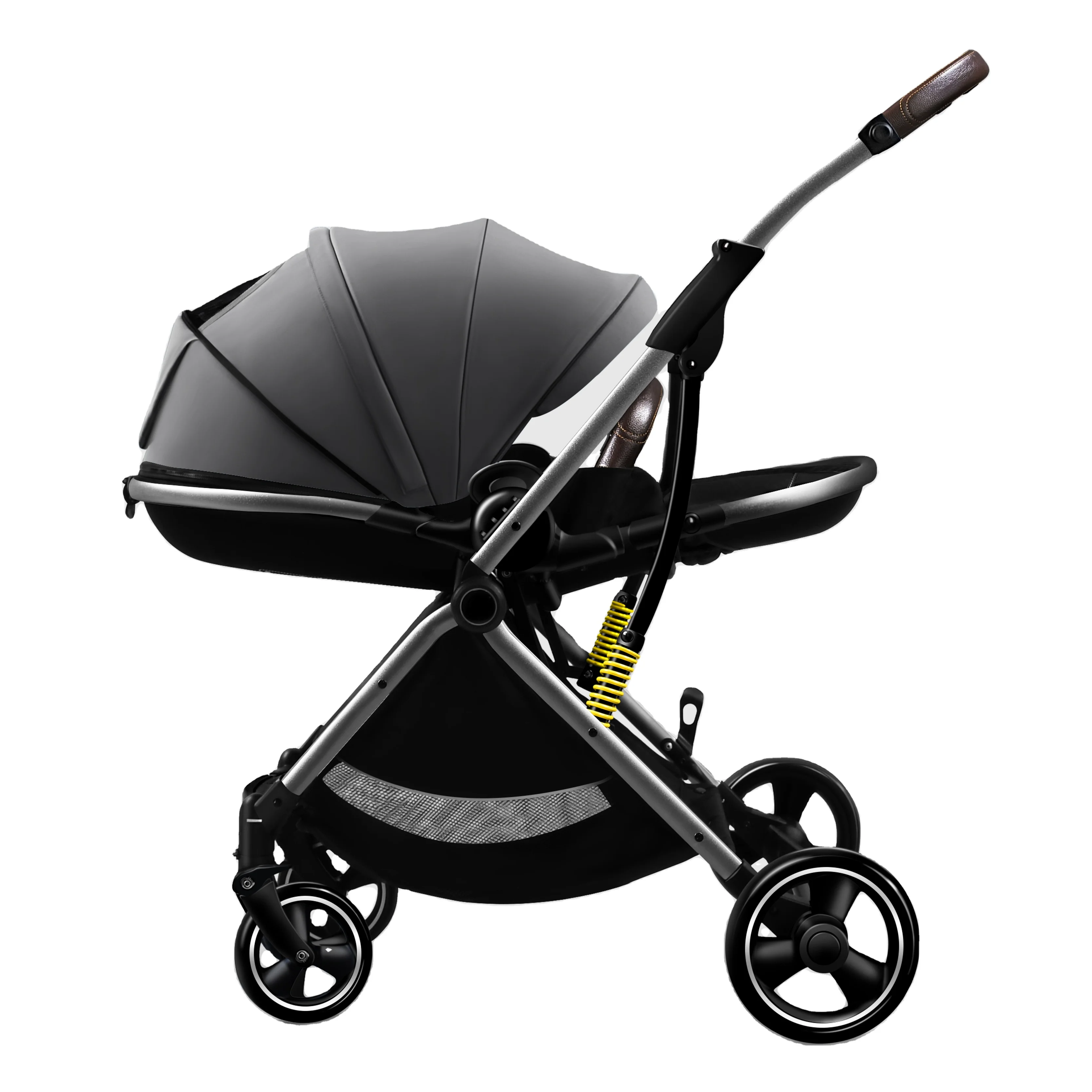 Junior Baby Stroller One-Handed One-Step Fold Stands When FoldedLightweight Baby Strollers