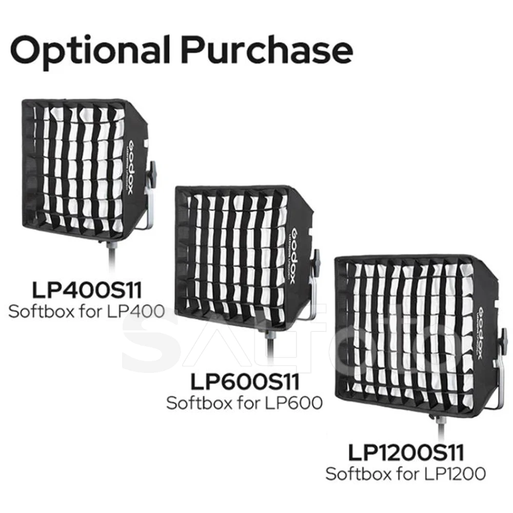 Godox LP400S11 LP600S11 LP1200S11 Grid Softbox do paneli świetlnych LED LP400R LP400Bi LP600R LP600Bi LP1200R LP1200Bi — zdjęcie produktu 2