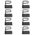 Black 8pcs