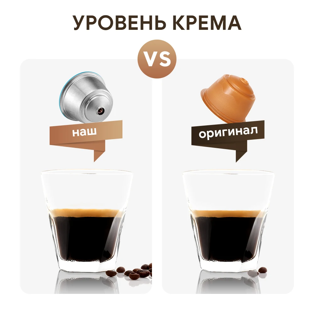 For Nescafe Dolce Gusto no Crema Coffee Filters Cup Refillable Reusable Dolci Gusto Tea Baskets Coffee Dripper Capsules