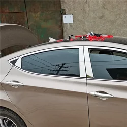 WELKINRY For Hyundai i35 Elantra MD UD 5th Generation 2011-2016 Avante Car Door Window Middle Central B Pillar Column Post Trim