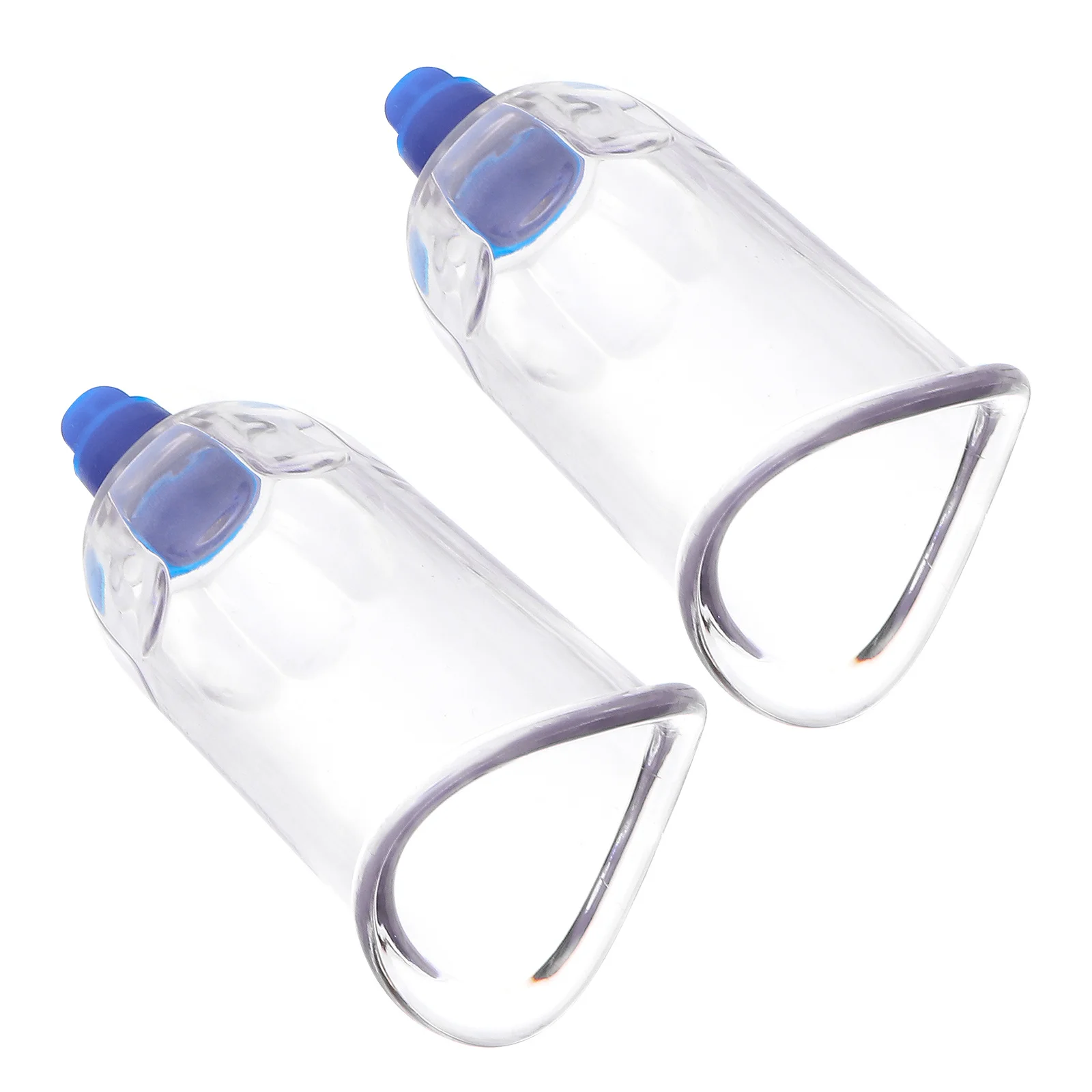 2개입 부항기 휴대용 매끄러운 표면 마사지 도구 냉기 제거 신체 요법 뜸 치료 컵