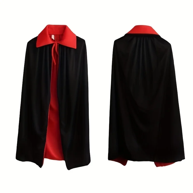 Magiczny kostium sceniczny, peleryna, rekwizyt, cylinder, kapelusz magika, kostium na scenę, idealny prezent na Halloween i Boże Narodzenie.