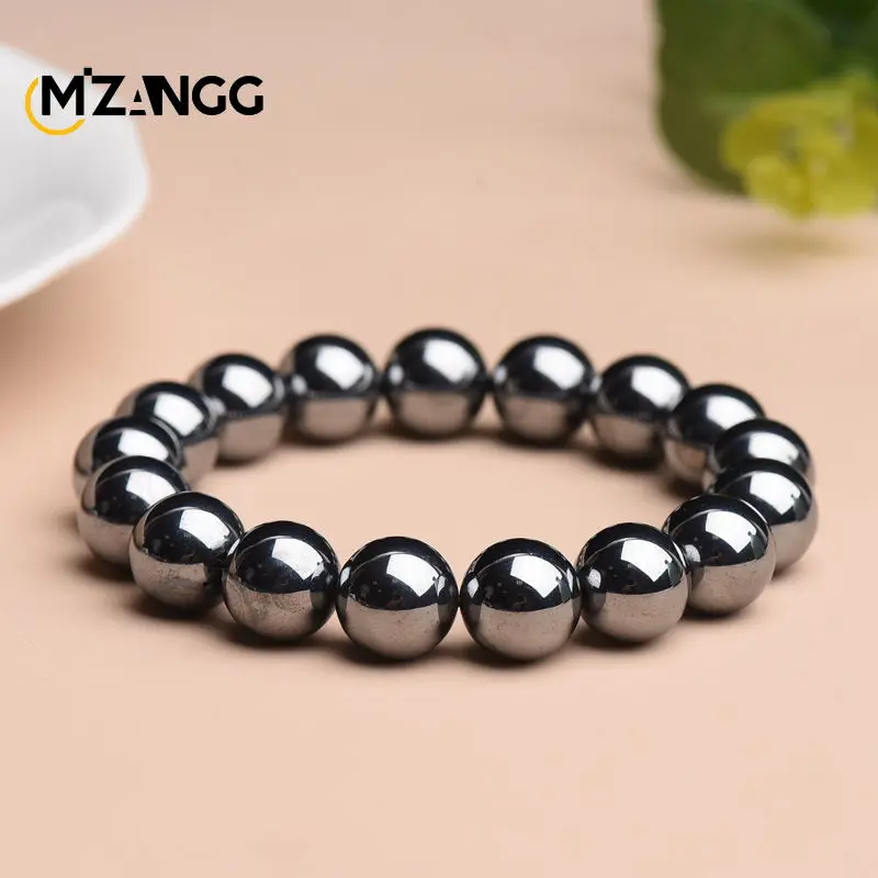 Natural Terahertz 108 Buddha Beads Energy Stone Jade Bracelet Necklace for Men and Women Fashion Luxury Jewelry Holiday Gifts