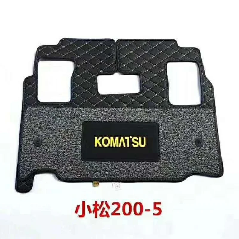 Excavator cab floor mats Sankomatsu Hitachi Kobelco Doosan Xugong Carter Lingong Liugong modern carpet floor glue accessories