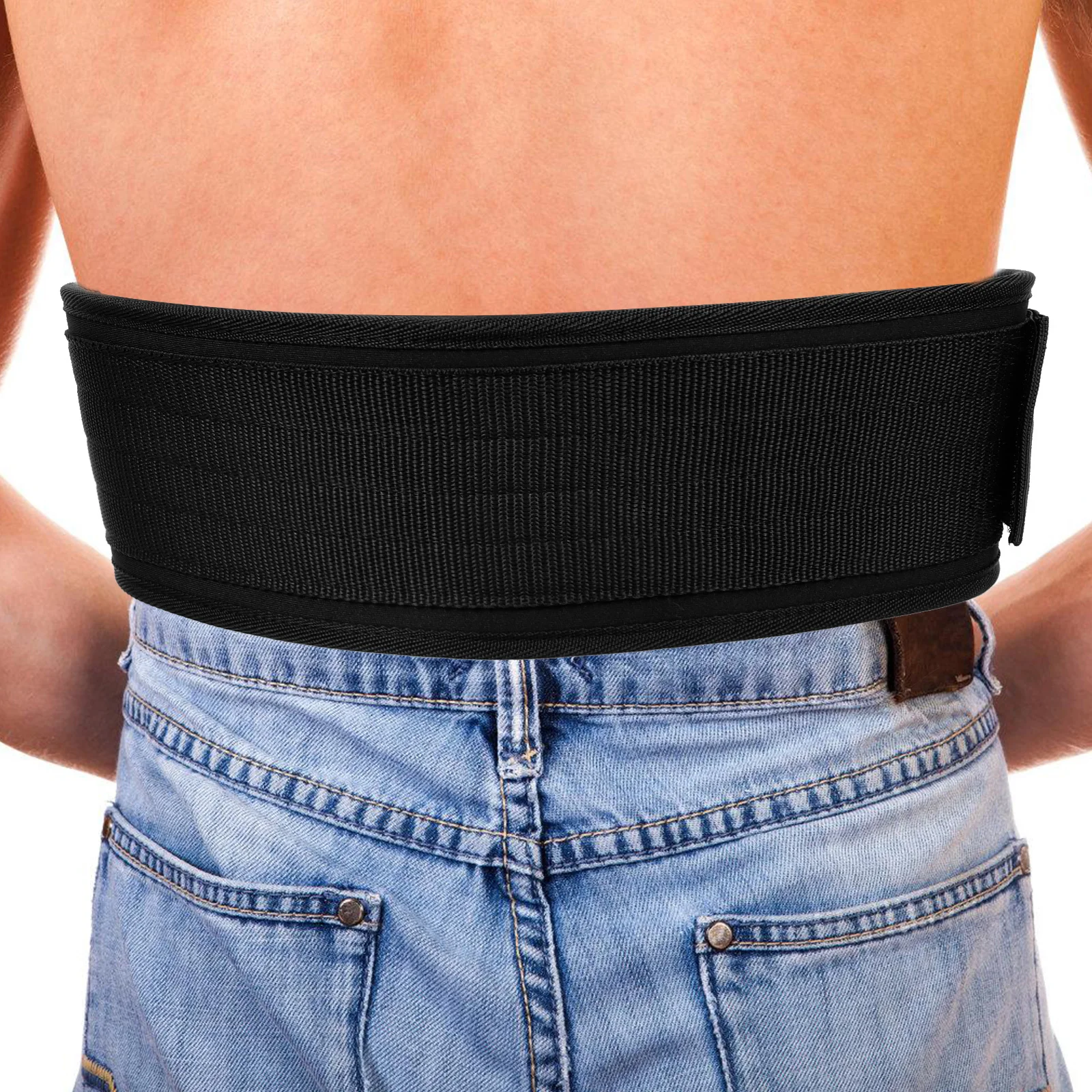 

Fitness Weightlifting Waist Belt Adjustable Size Self-Locking Buckle Quick Support Lower Back Lumbar Brace for Weight Lifting