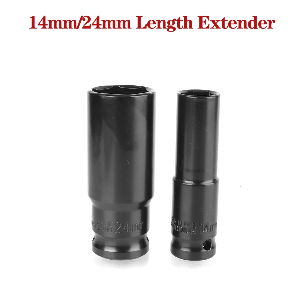 38mm/78mm Length Extender Car Repair Tools Removal Tools 10/14/20Pcs 1/2Inch Drive Ratchet Torque Socket Hexagonal Socket Set