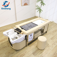 XinSheng Thai Massage Table Moxibustion Massage Bed Shampoo Beds Beauty Salon Furniture Sofa Bed Barber Hair Washing Equipment