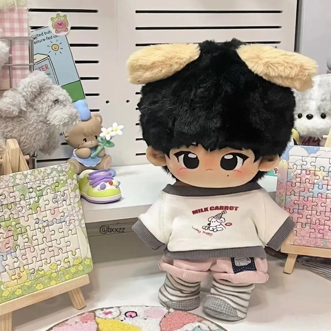 

Мягкая плюшевая кукла KPOP Mingyu для косплея, 20 см, плюшевая кукла с изображением идола, одежда, наряд, плюшевая коллекция для фанатов, подарки