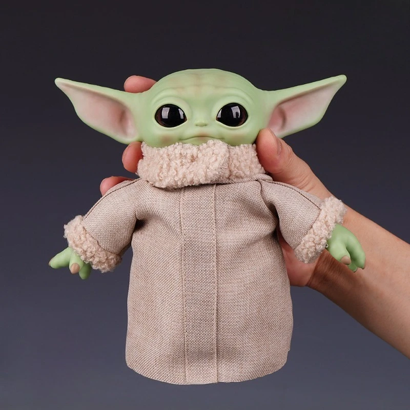 

17cm New Star Wars Baby Yoda Toy Soft Cloth Robe Doll Collectible Gift for Star Wars Fans Kids Birthday & Christma