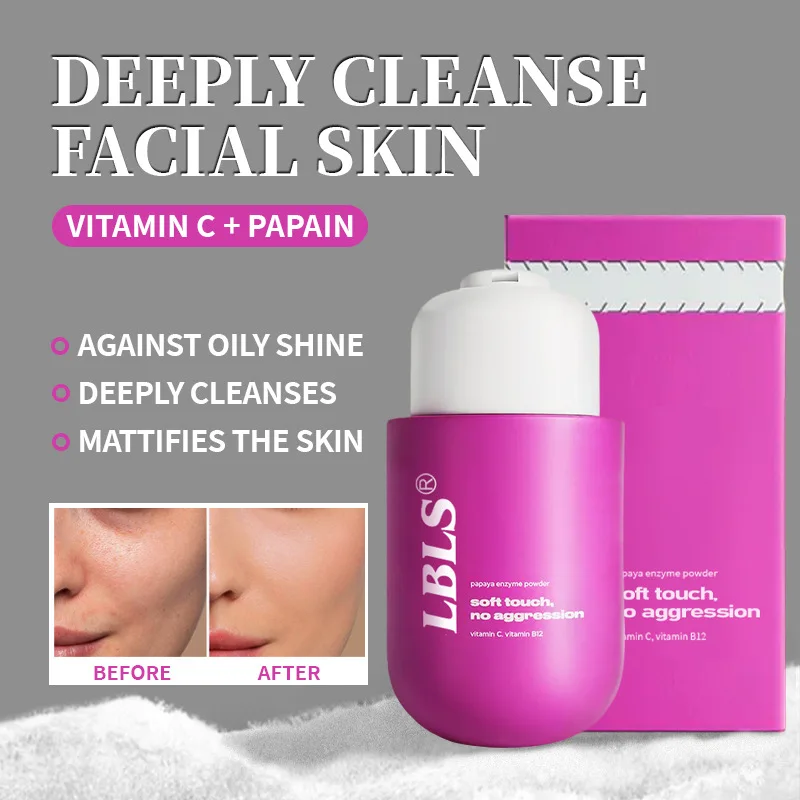 

LBLS Vitamin C and Papain Cleansing Enzyme Powder for Facial Exfoliation