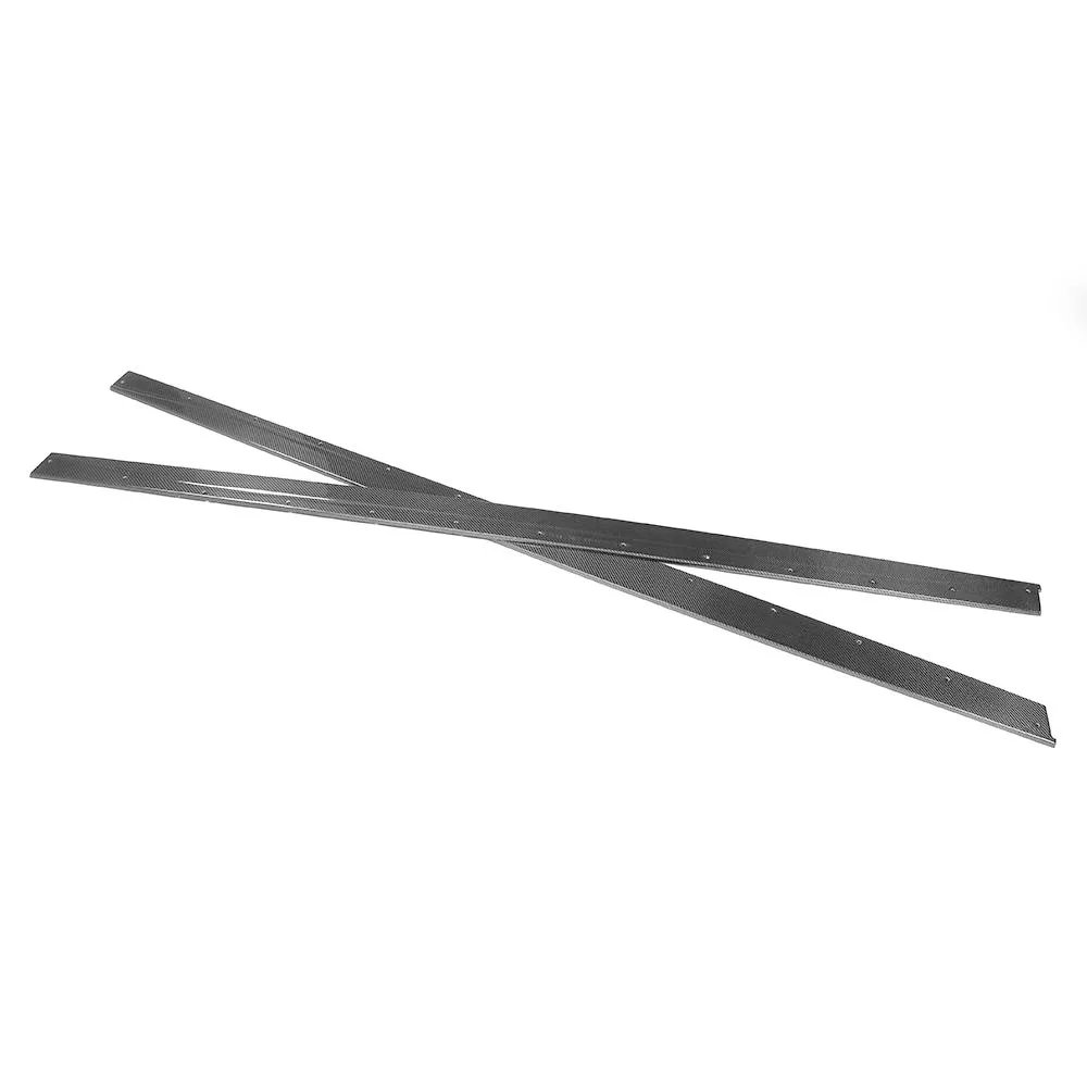 BMW New 4 시리즈 M3 M4 2015-2019 용 MP 스타일 탄소 섬유 F80 F82 사이드 스커트