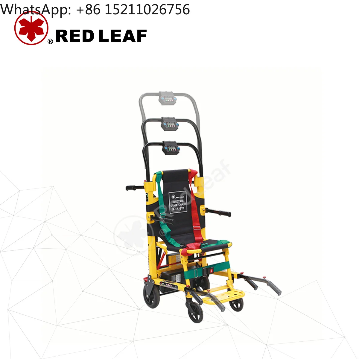 YDC-5T1 Emergency Evacuation Chair Aluminum Alloy 227KG Capacity for Stairs Rescue in High Buildings
