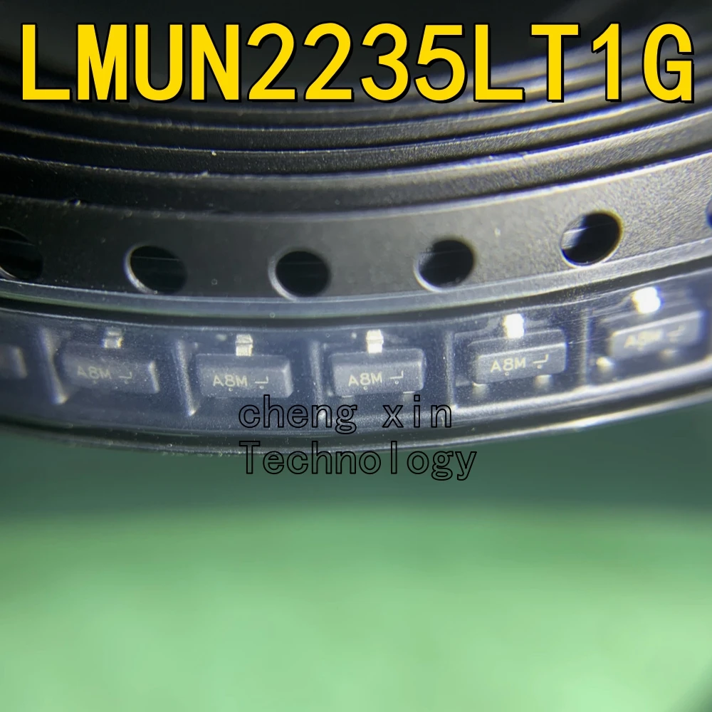 LMUN2235LT1G 200pcs 50PCS  New and Original silkscreen:A8M SOT-23 NPN Vceo=50V Ic=100mA HFE=80-140 digital transistor LMUN2235