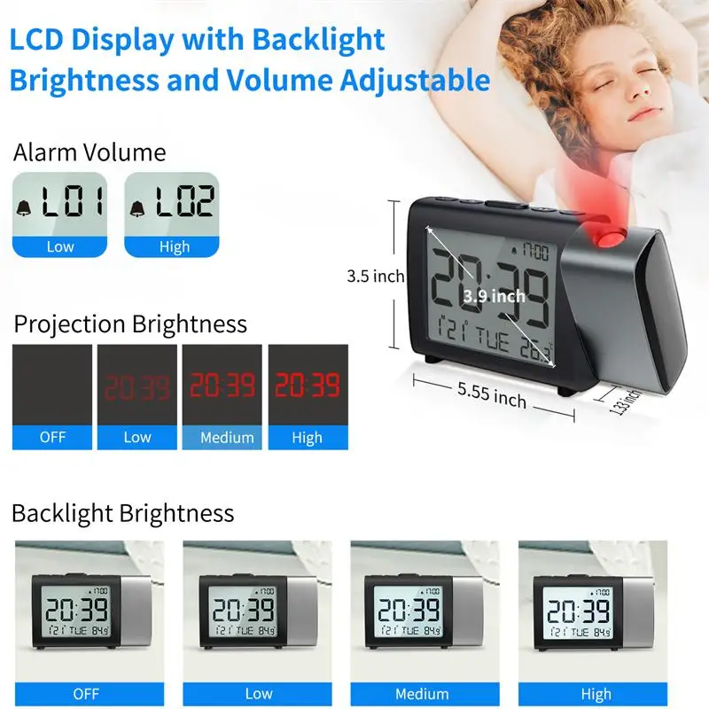 Thumbnail 2 - #18 New LED Bedside Alarm Clocks Arrivals