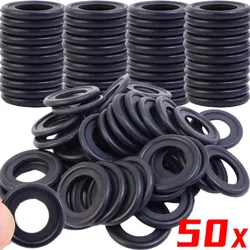 M12/M14 Rubber Engine Oil Drain Plug Gaskets Car Sealing Oil Drain Plug Gasket Washer Replacement Auto Accessories