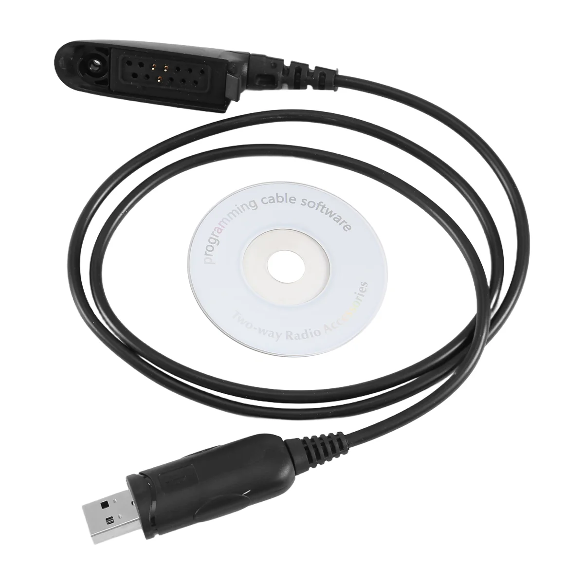 Cable de programación USB para Motorola Radio HT750 HT1250 PRO5150 GP328 GP340 GP380 GP640 GP680 GP960 GP1280 PR860 Walkie Talkie