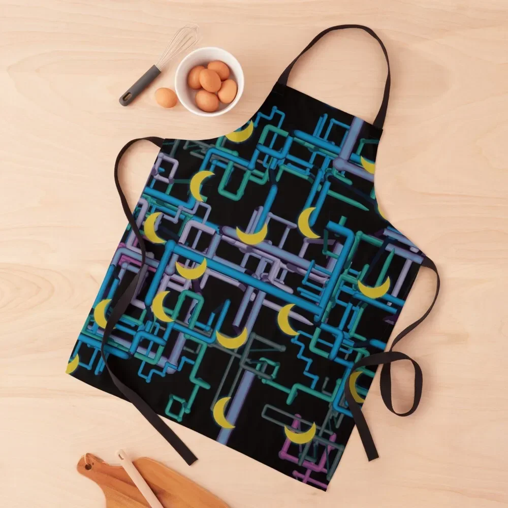 Dan Flashes Complicated Shirt Pattern Apron Women Kitchen'S Home Utensils Women's Household Items Kitchen Apron