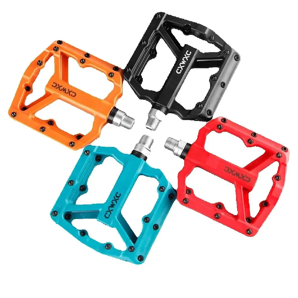 NEW CXWXC Road mtb Pedals Ultralight Flat Pedals Nylon Cycling Pedals MTB Bike Platform Pedals 3Sealed Bearings Accessories