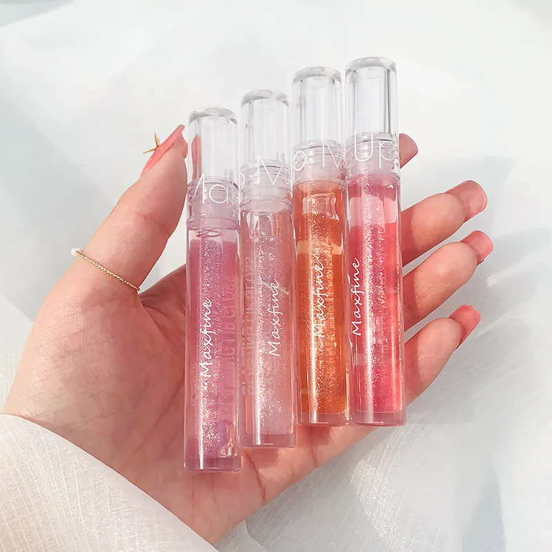 Natural High Gloss ลิปสติก Long Lasting Moisturizing Nourishing Lip Gloss ลดริมฝีปาก Plumping Serum Lip Oil Care