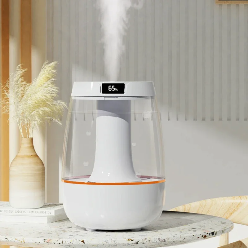 Home Dual Spray Humidifier, Large Capacity Air Humidifier, Bedroom Mute Dual Mouth Sprayer, Anti-dry Burn Desktop Atomizer