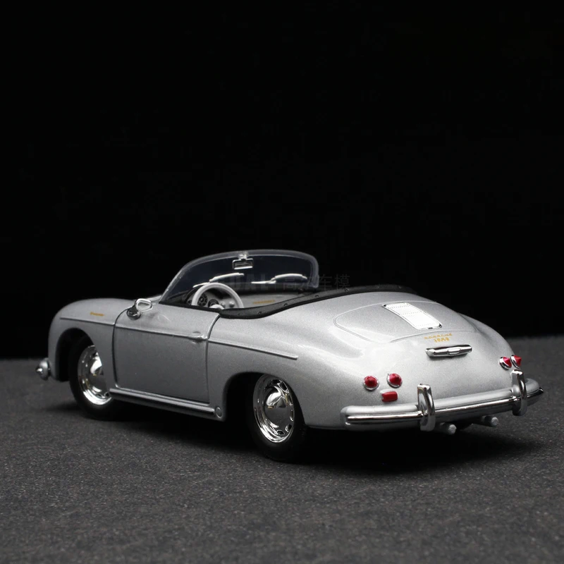 WELLY 1:24 Porsche 356A Speedster Alloy Car Diecasts & Toy Vehicles Car Model Miniature Scale Model Car Toys For Children