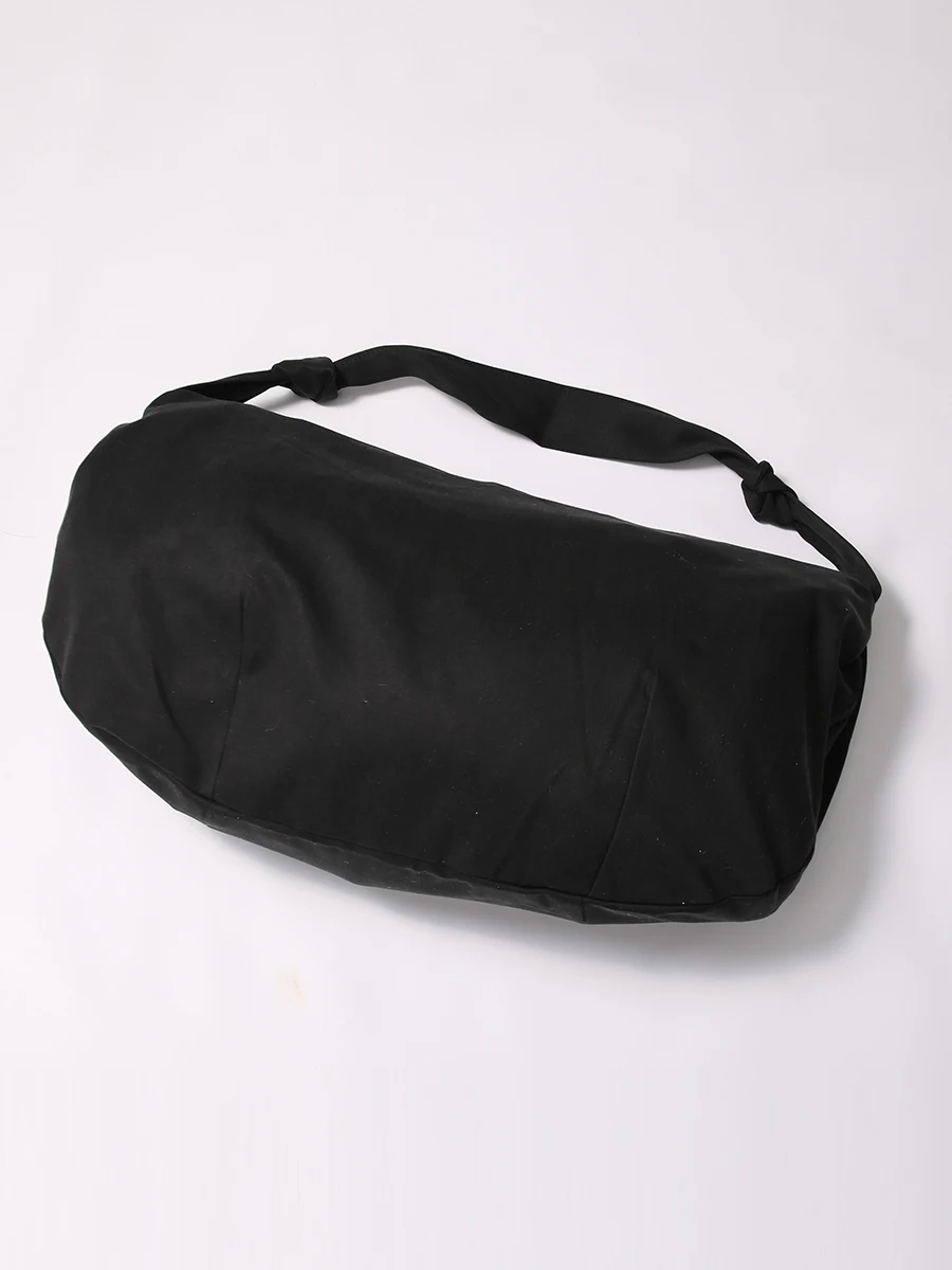 TWOTWINSTYLE Borsa a tracolla minimalista con nodi patchwork solidi per donna Borsa versatile alla moda di grande capacità Donna Autunno Nuovo