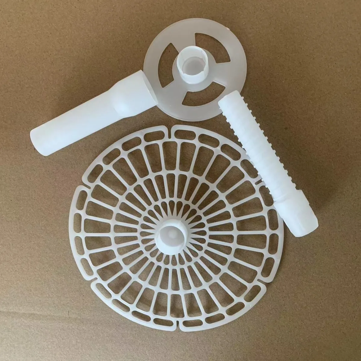 Newly designed fermentation weight tool for homemade kimchi preparation featuring durable PE construction ideal for trade show g