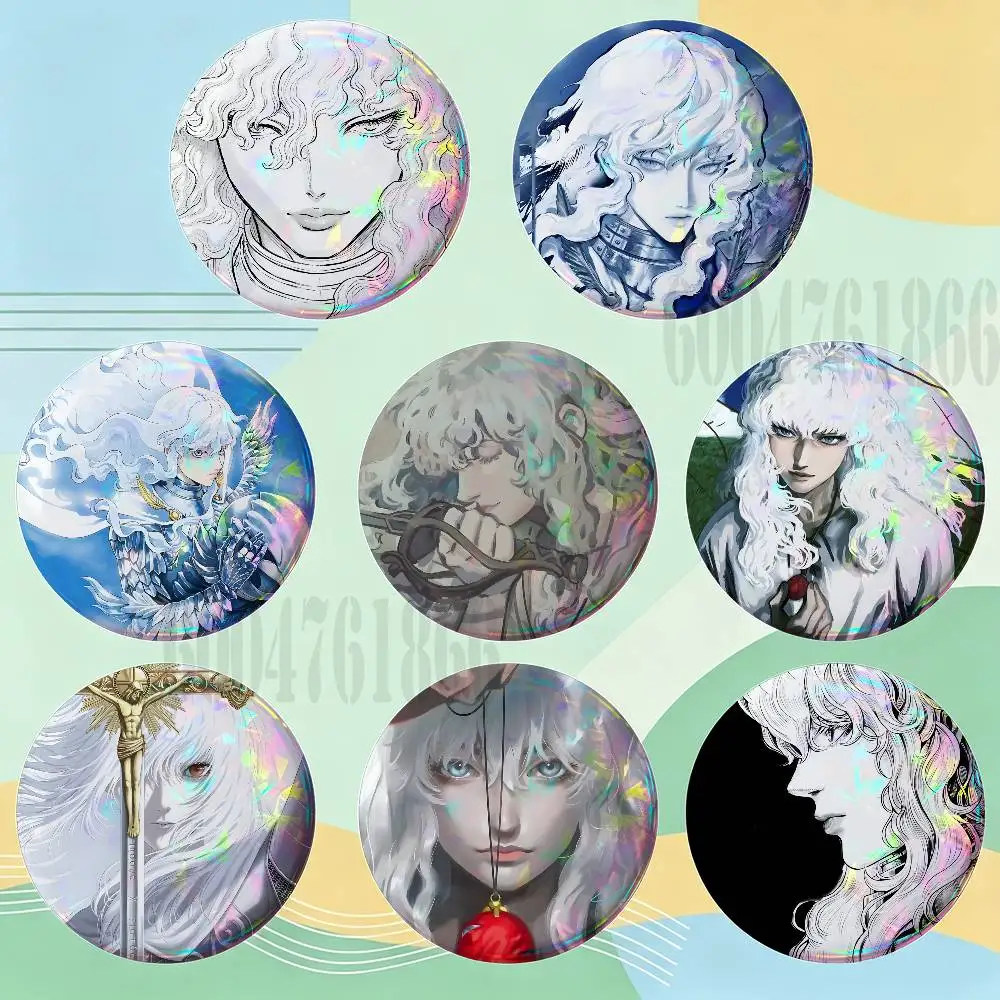 G-Griffith B-Berserk HD Print Badges Pretty Round Display Brooches IP merchandise 32mm 58mm 75mm 44mm 25mm