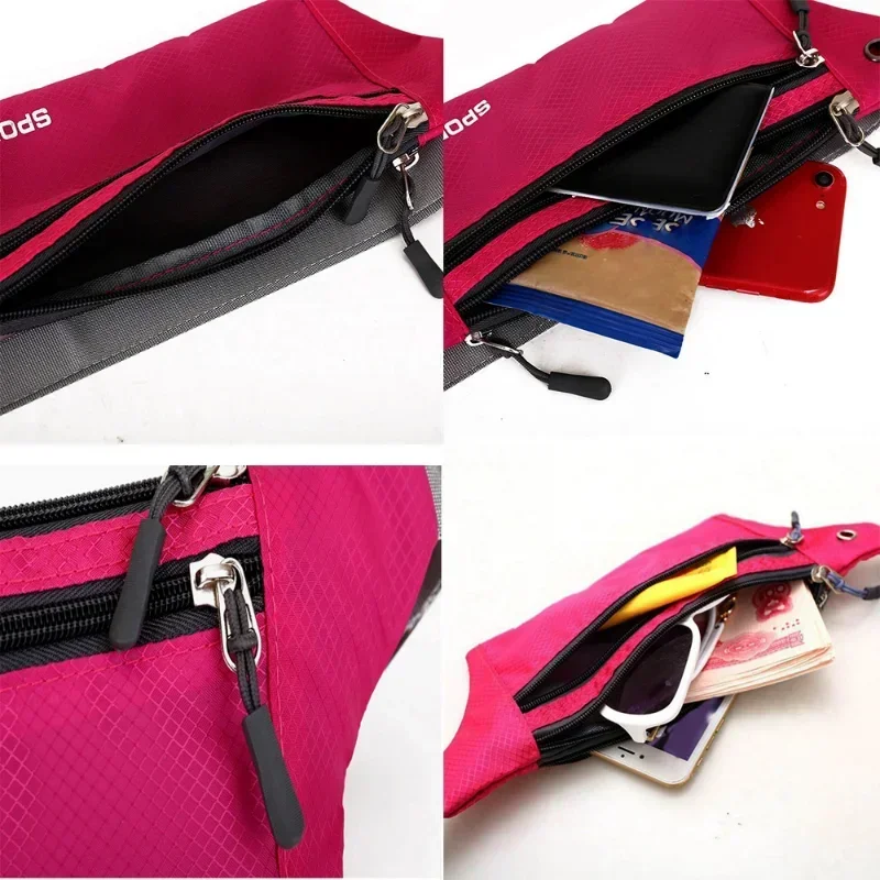 Fashion Sport Pouch Money Wallet Bag Women Sport Waist Pack Crossbody Wallet Belt Travel Phone Bag