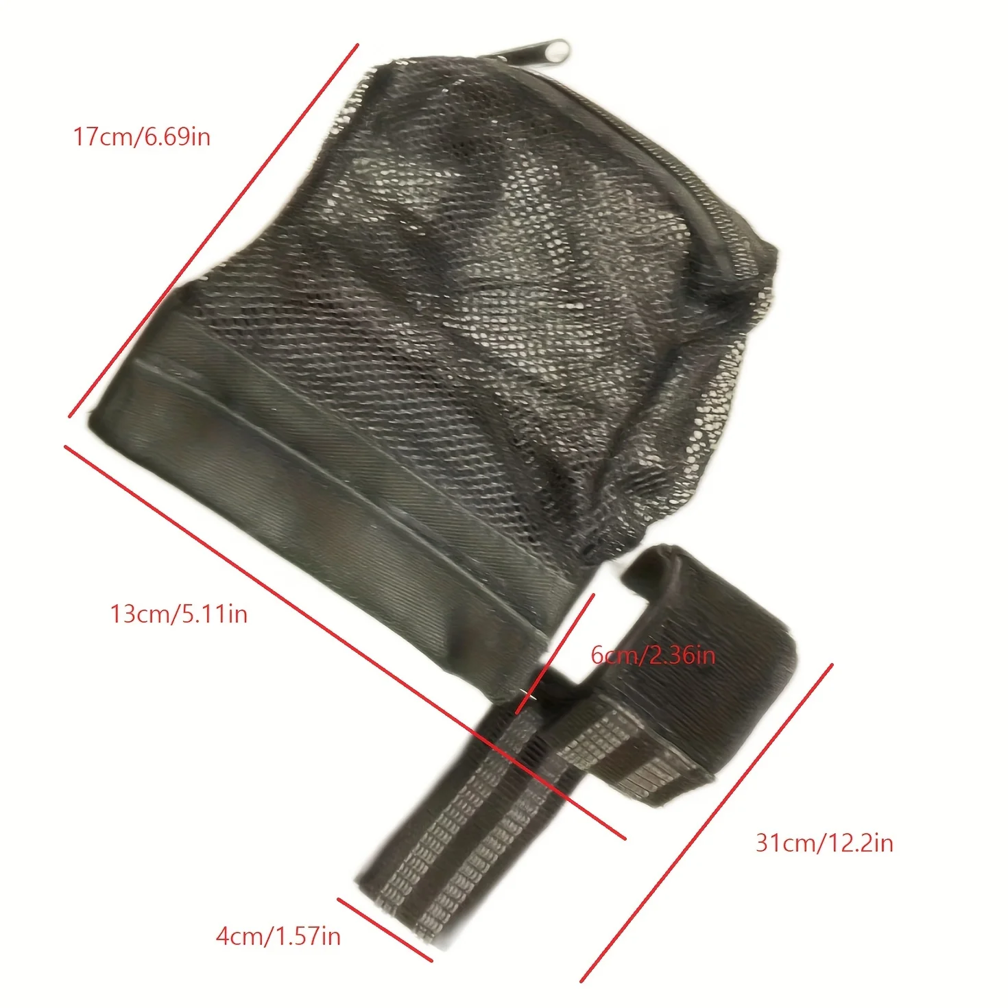 Latão tático Shell Catcher com zíper Bottom Collection, Nylon Mesh, descarga rápida