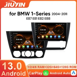 JIUYIN AI Voice Wireless CarPlay Android Auto Radio For BMW 1-Series 1 Series E87 E81 E82 E88 2004-2011 4G Car Multimedia GPS