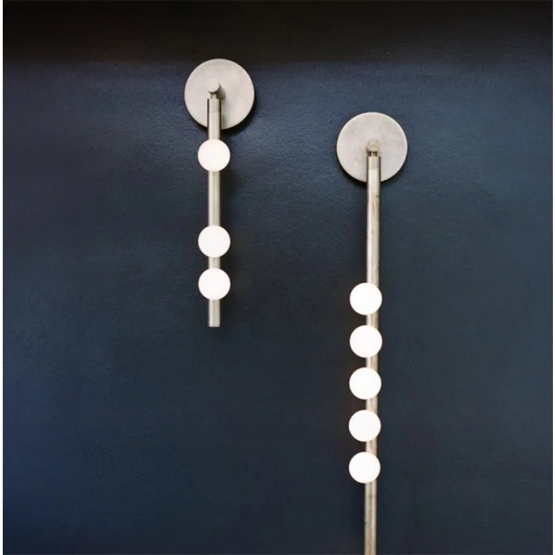 Moderno todo-cobre sala de estar fundo lâmpada de parede medieval quarto lâmpada de cabeceira pia