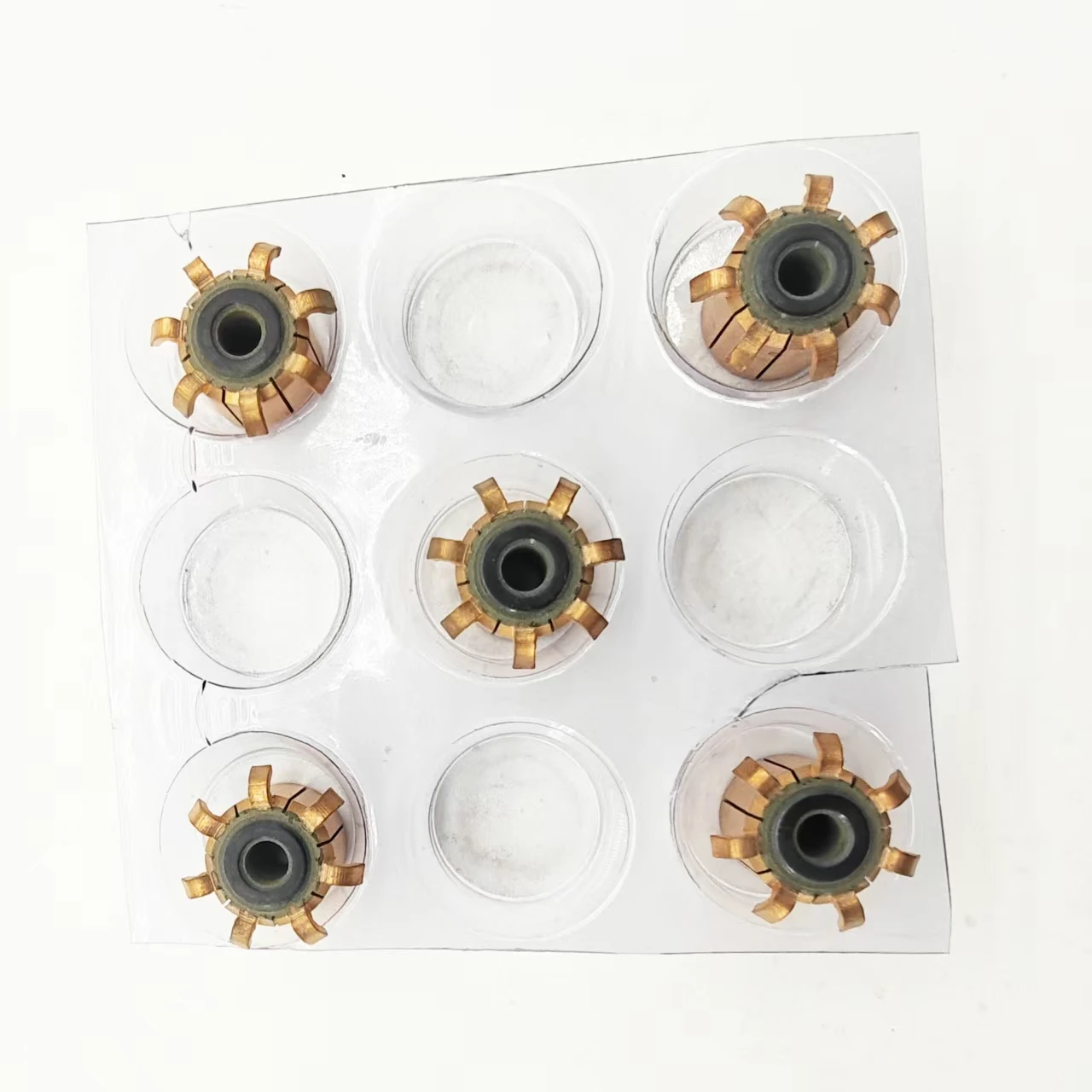 5 Pieces 15*5*14.8*7P Chy-3984-7 Commutator Copper Head, All the Same Size and Universally Compatible