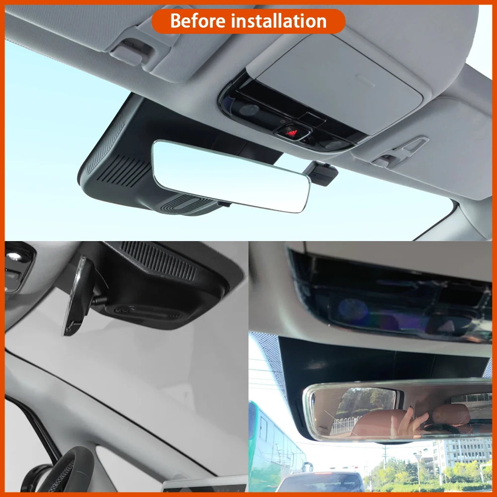 for BAIC Arcfox Kaola 2023 2024 2025 2026 Video Recorder 4K DVR Dash Cam Wifi Front Rear Camera 170° Wide Angle Loop Recording