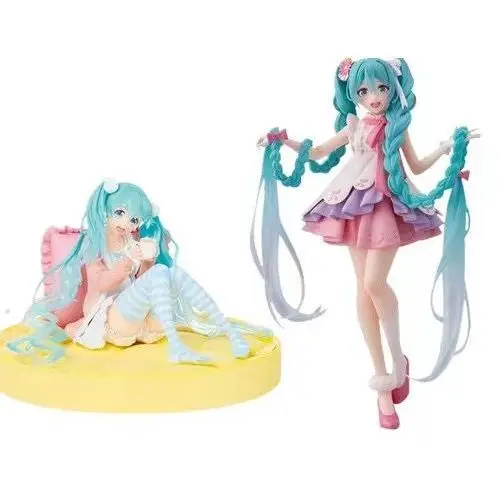 

Hatsune Miku Princess Fairy Tale Wonderland Sitting Pose Homewear Desktop Figurine Doll