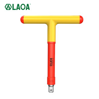 LAOA Insulated T Handle Socket Wrench 1/2 3/8 Professional Grade Chrome Vanadium Steel for Electrician Automotive Repair Tools
