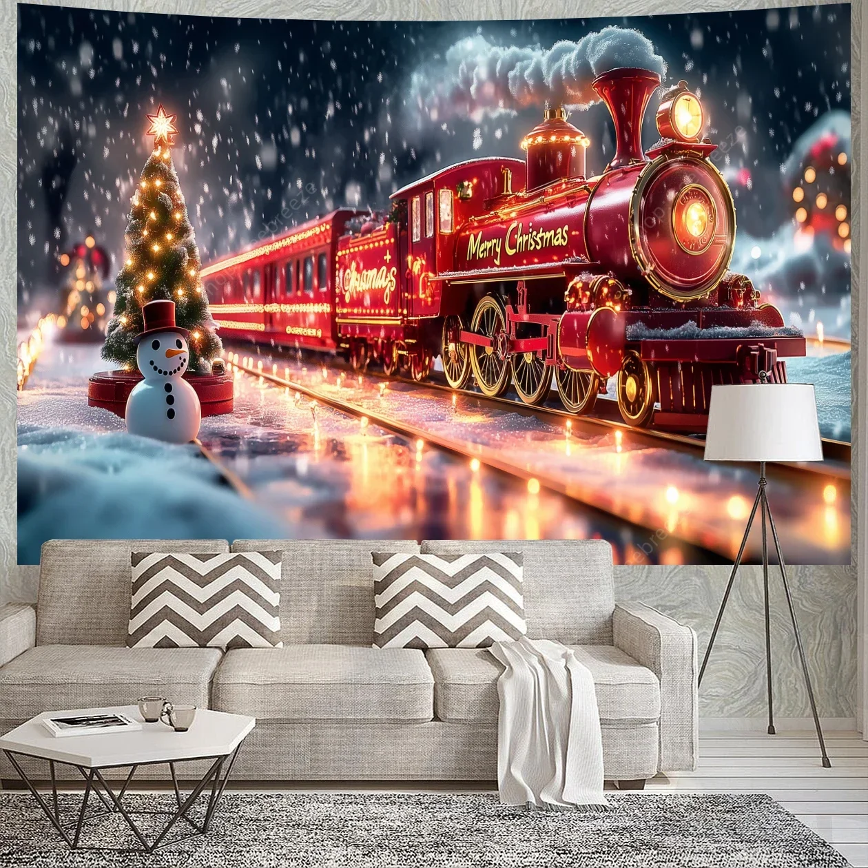 Merry Christmas Tapestry for Christmas Backdrop Decorative Props Kawaii Room Decor Aesthetic Home Wall Decor Gift for Friends