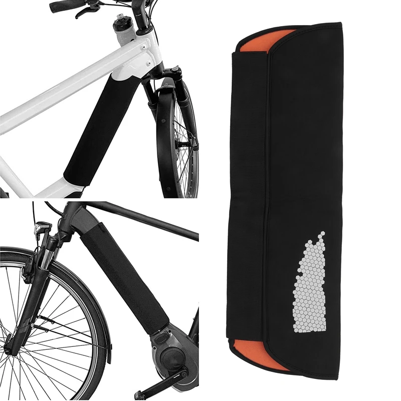 New E-Bike Battery Protective Cover With Reflector,Protects Against Cold&Dirt,Universal Protection Cover Fit Most Bike Frame