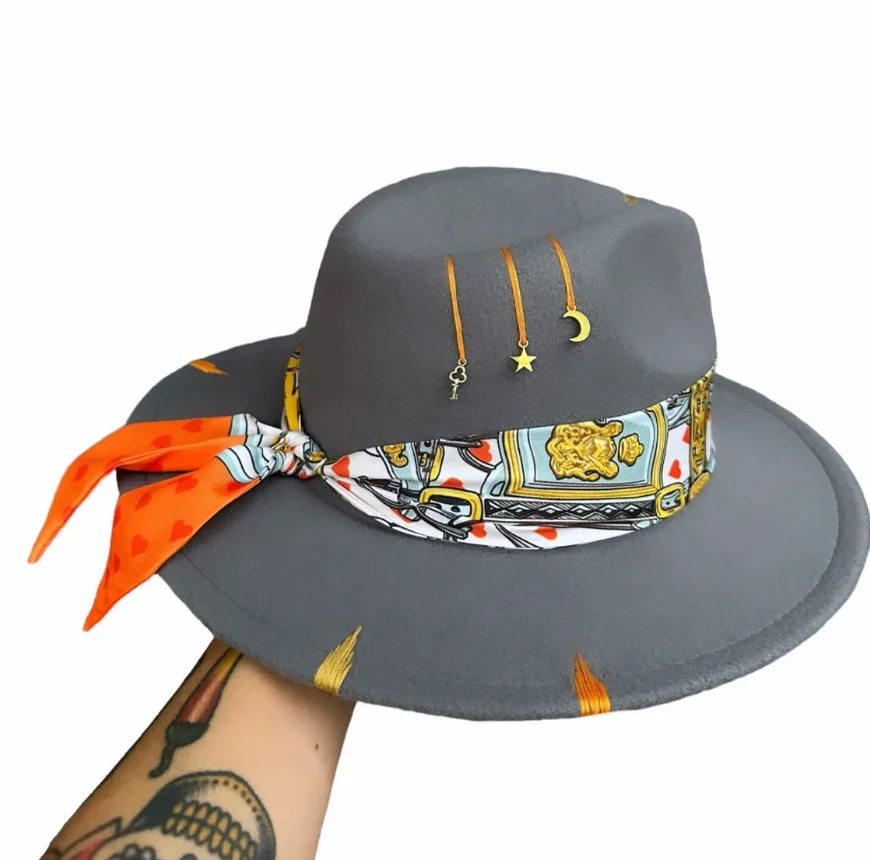 Fedora 2025 hand-sewn autumn and winter fedora hat adjustable men's and women's hat felt hat classic jazz hat  chapeau femme