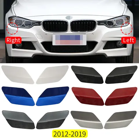 BMW F30 F31 M 용 앞 범퍼 헤드 라이트 와셔 스프레이 커버 캡 BMW 3 시리즈 M 스포츠 318 320 328 330i 2012-2019 51118067970