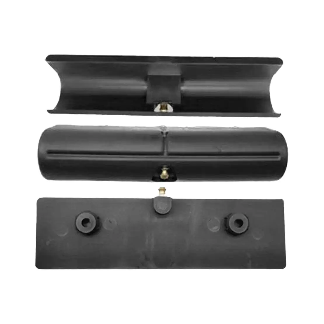 Black Nylon Upper & Lower Forklift Side Shift Slider Skateboard Set Fit For Heli 3T