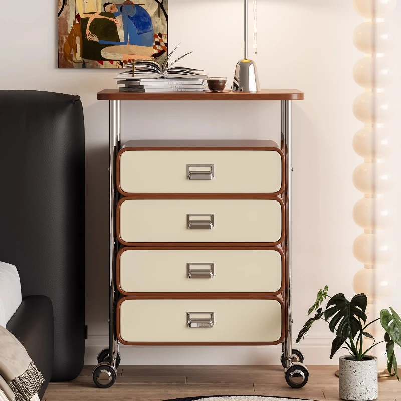 

Household Living Room Bedroom Wall Locker Roller Removable Cabinet