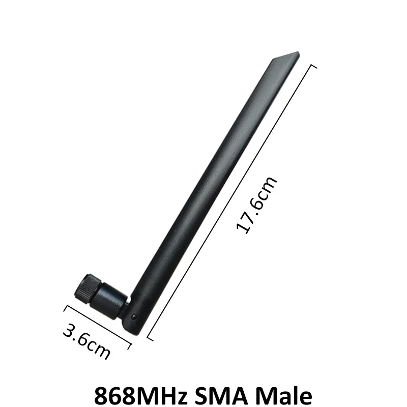 GWS 2pcs 868MHz 915MHz Antenna 5dbi SMA Male Connector GSM 915 MHz 868 IOT antenne 21cm RP-SMA/u.FL Pigtail Cable