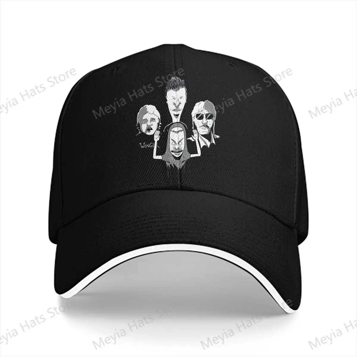 Butthemian Crapsody Beavis And Butthead Anime Multicolor Hat Peaked Women's Cap Personalized Visor Protection Hats