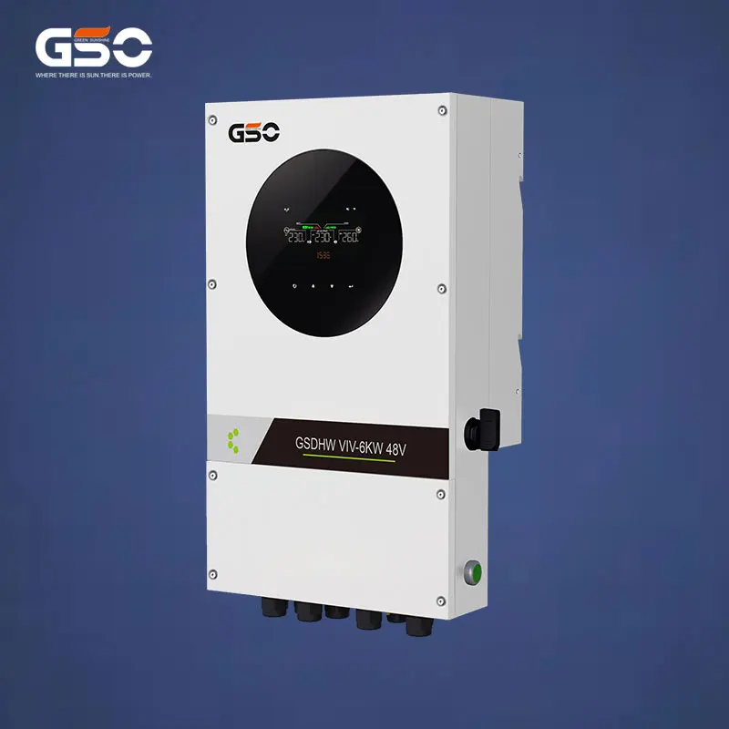 

Hybrid Inverter 6000W 6KVA 5KVA On Grid Off Grid 6KW 5KW 48V Hybrid Solar Inverter For Solar System Home e