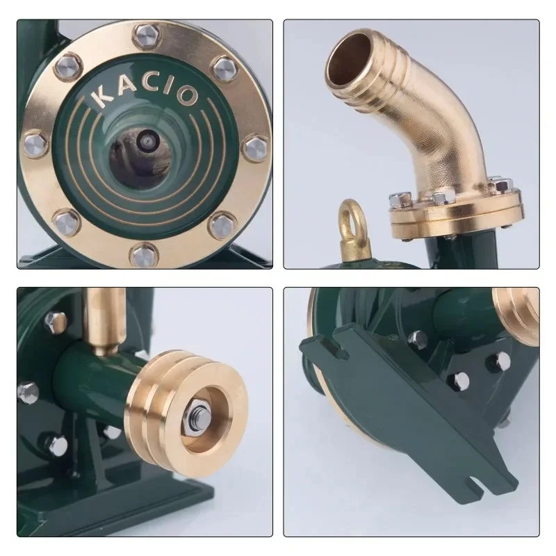 KACIO B30-1 Mini Brass Impeller Centrifugal Water Pump Model Suitable For Steam Engine Interal Combustion Engine Model - Green